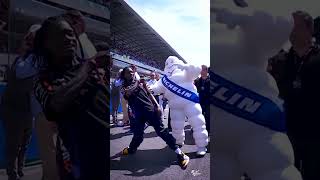 Shaking Some Moves With Salif Gueye And Bibendum 🕺 | 2024 #Frenchgp