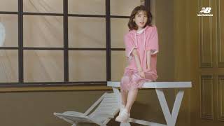 180413 IU for New Balance Sweat Suit - Pink IU
