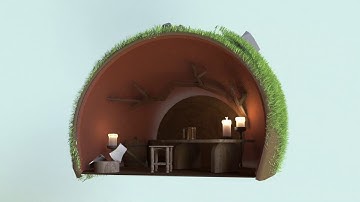 Room 3D modeling : Hobbit