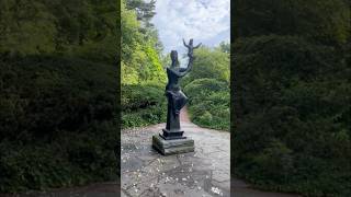Nature preserve 🌿 Husband, wife, flowers. Mother lifts baby high. Peaceful art in bloom. ✨