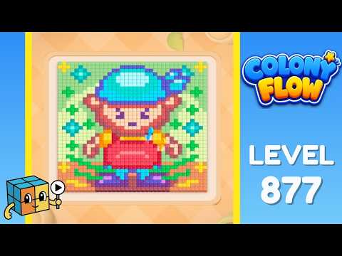 Colony Flow Level 877 Walkthrough Solution