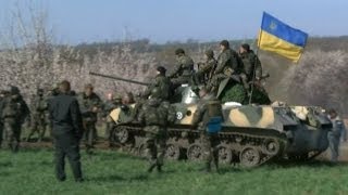 Штовханина під Краматорськом: місцеві проти танків