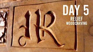 How to Carve Letters - Day 5