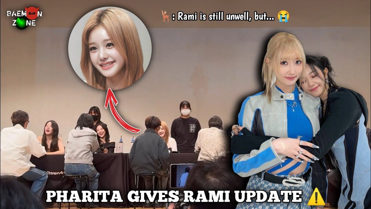 BABYMONSTER Фарита рассказала о состоянии здоровья Рами на мероприятии Fansign!