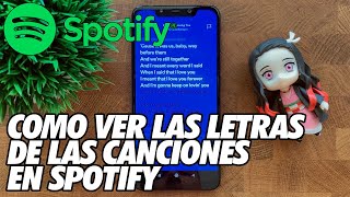 Como Ver las Letras de las Canciones en Spotify