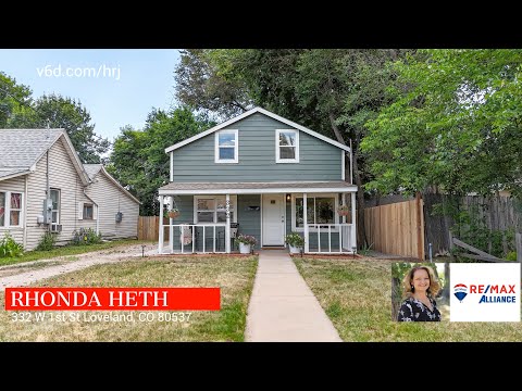 332 W 1st St, Loveland, CO home video tour