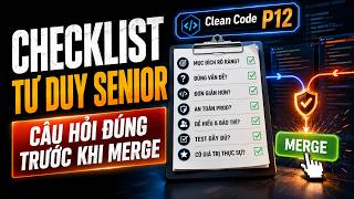 Clean Code P12: Seniors don't ask if the code is correct. They ask something else