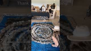 Handmade Felt Tapestry! #alpacafarm #offgrid #primitiveskills #felt #feltart #wool #diy #wetfelting