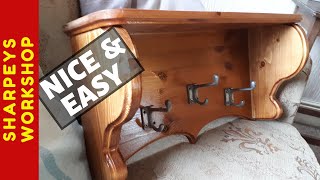 Small Simple Coat Rack from Scrap Wood @SHARPEYSWORKSHOP