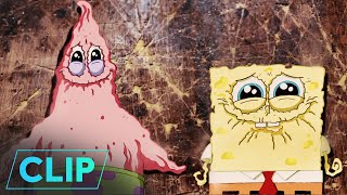 The SpongeBob SquarePants Movie (2004) | SpongeBob & Patrick Stuck Under A Heat Lamp In Gift Shop