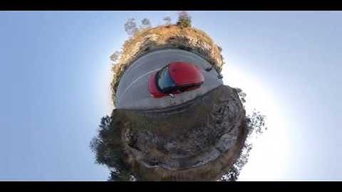 Insta360 One X tiny planet video