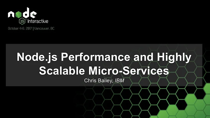 Node.js Performance and Highly Scalable Micro-Services - Chris Bailey, IBM