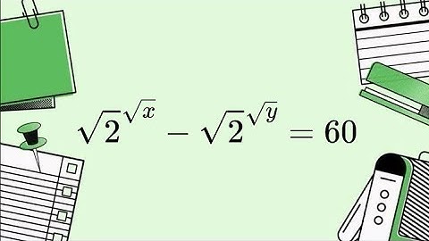 Square Roots and Powers Collide! Math Olympiad Problem Solved 🔥 | Find x and y