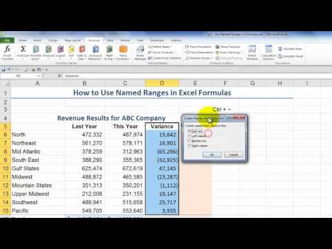 Video: How To Set A Range In Excel