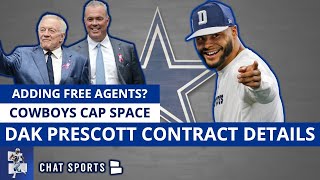Dak Prescott Contract Details: Cap Hit, Cap Space For Free Agency + Franchise Tag | Cowboys News