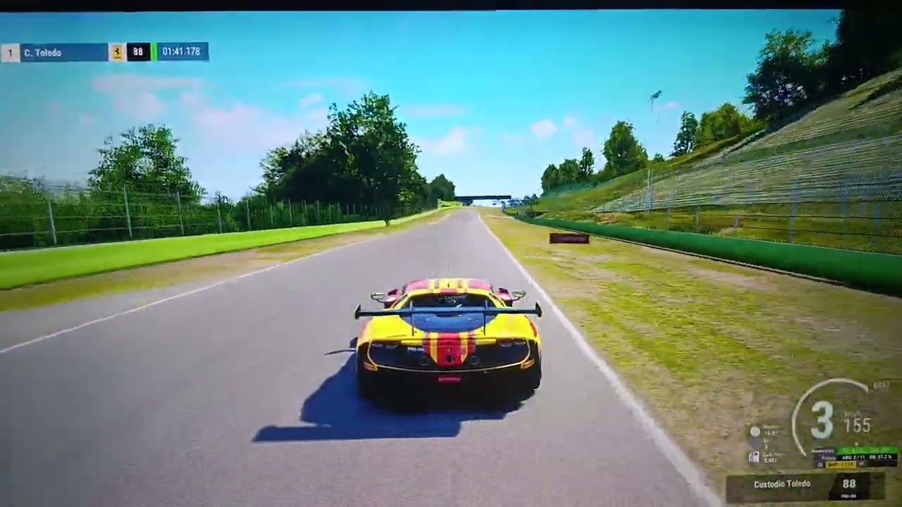 ACC hot lap Imola Ferrari 296 GT3: 1.41.178