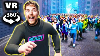 360° VR || MrBeast VS 1.000.000 FANS by VR Planet 1,143,586 views 7 months ago 2 minutes, 11 seconds