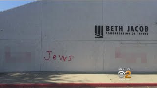 Irvine Synagogue Vandalized With Anti-Semitic Graffiti
