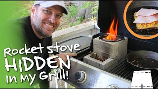 How To Make A Rocket Stove Hidden Inside A Grill