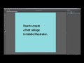 How to create a Font Collage using Adobe Illustrator.