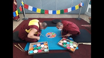 Buddhist Sand Mandala Timelapse: October 2018
