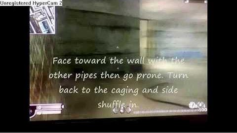 CoD4 Pipeline pipe glitch