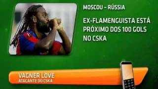 Terra TV: Vagner Love espera uma chance de Mano Menezes