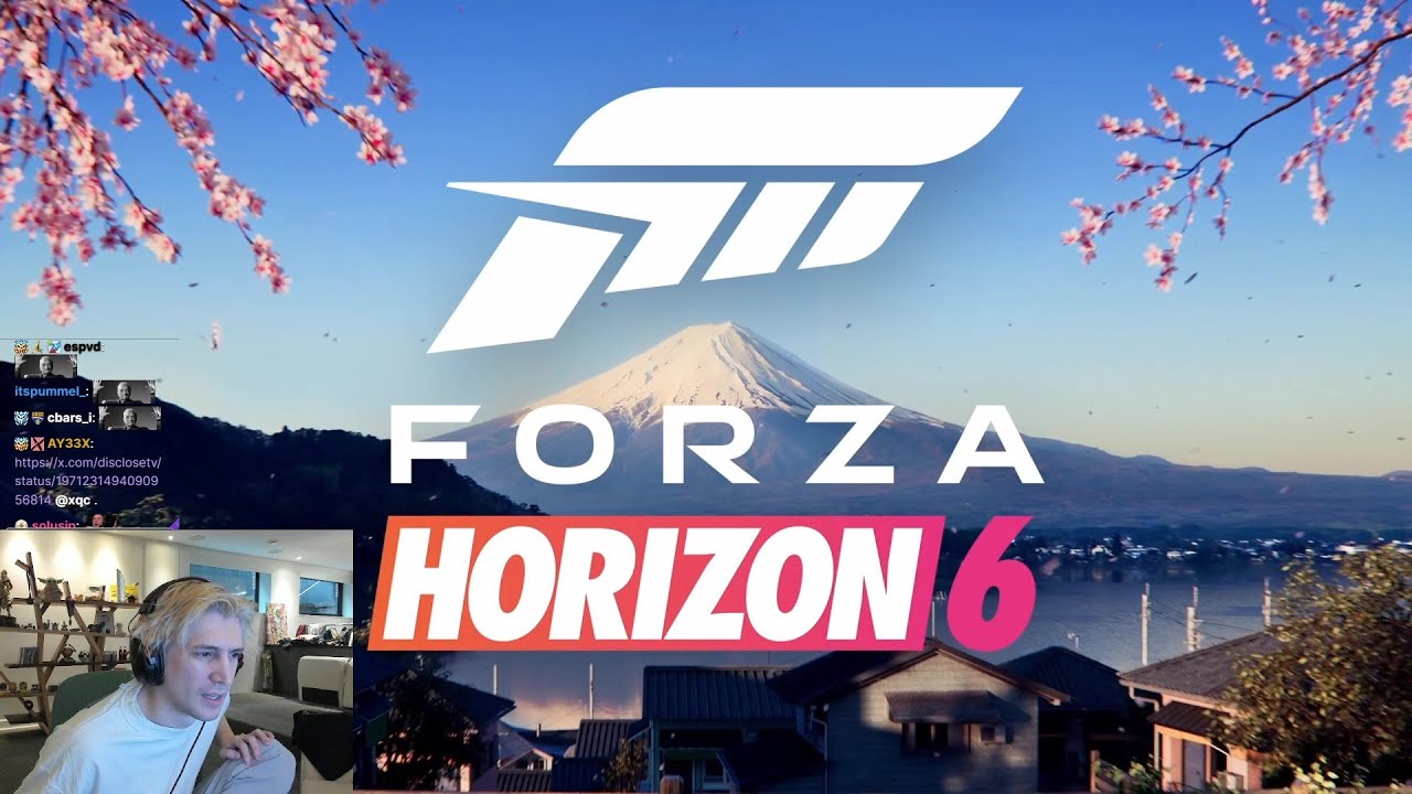 xQc Reacts to Forza Horizon 6 | Teaser Trailer