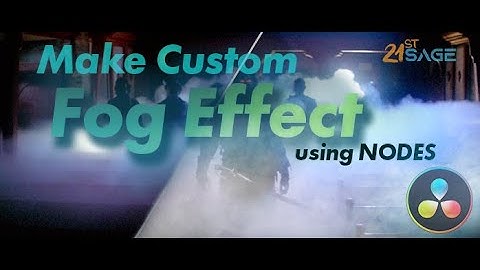 Master to make CUSTOM fog effect for your dance and music videos completely in Davinci Reolve