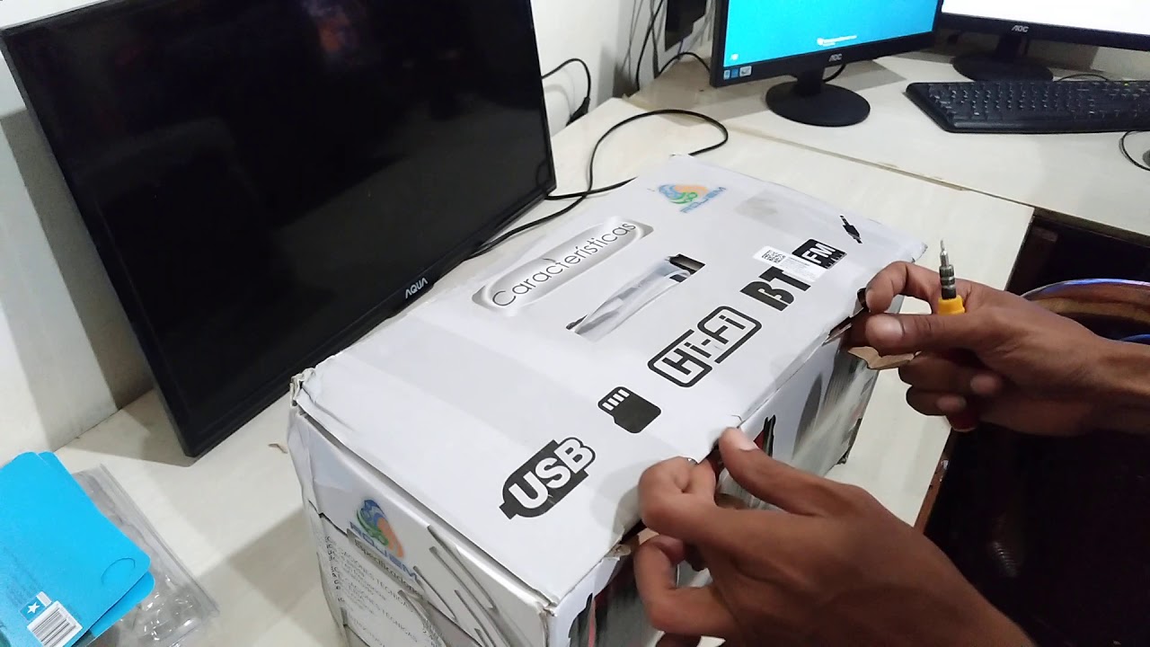 UNBOXING DAN TEST ROJEM PORTABLE SPEAKER PLUS SUBWOOFER
