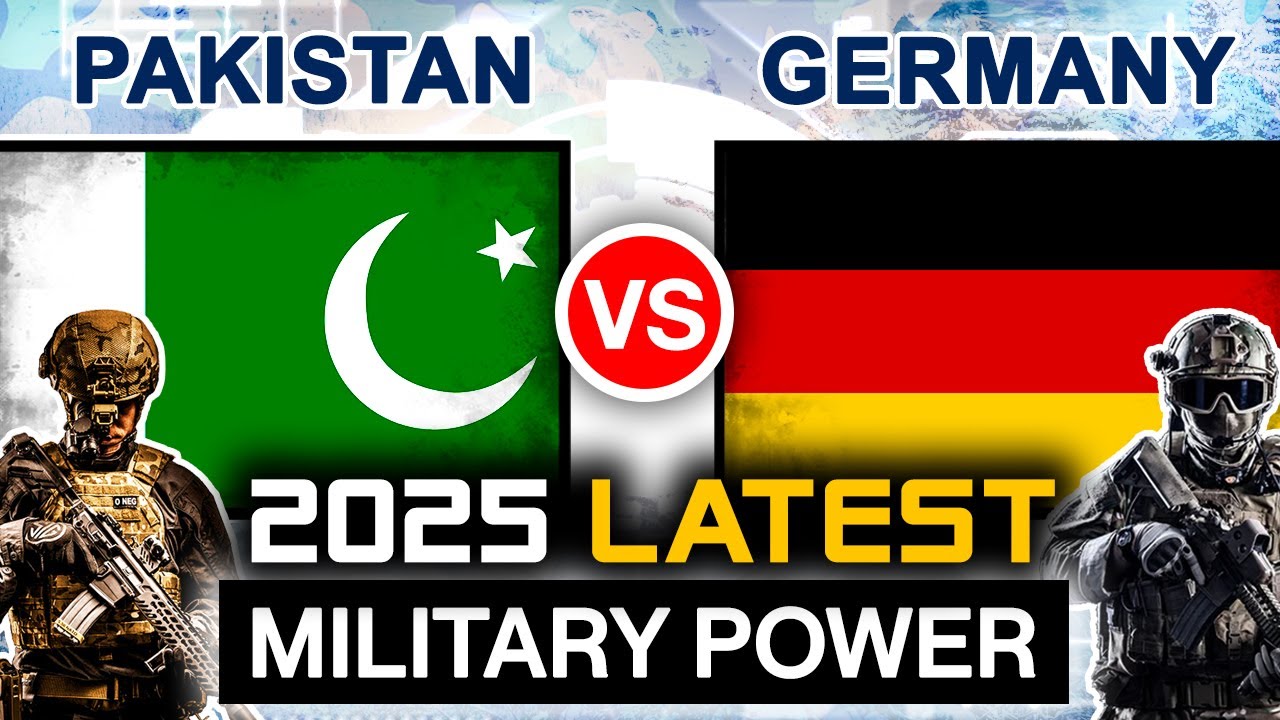 Сравнение военной мощи Пакистана и Германии в 2025 году | Военная мощь Германии и Пакистана в 202...