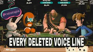Poker Night At The Inventory Every Unused and Cut Voice Line