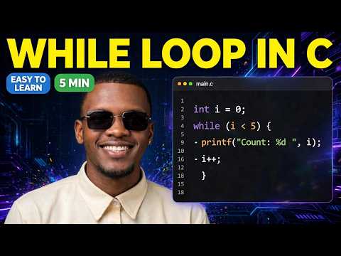 #just 5 minutes of while loops in c programming
