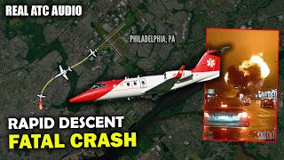 Rapid Descent Ends in Tragedy: Learjet 55 Crashes Near Philadelphia Airport