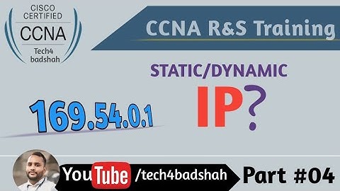 CCNA: Static/Dynamic IP Address Hindi Part #04 CCNA full tutorial 2024