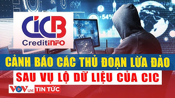 Công an cảnh báo các thủ đoạn lừa đảo sau vụ lộ dữ liệu của CIC | VOV Live