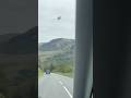 Dashcam Captures F-15 Fighter jets at the Mach Loop - 4K
