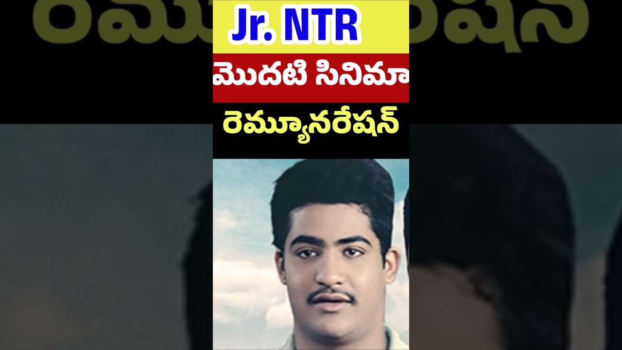 Jr NTR మొదటి సినిమా రెమ్యూనరేషన్ | Jr NTR first movie remuneration | Tollywood Stuff