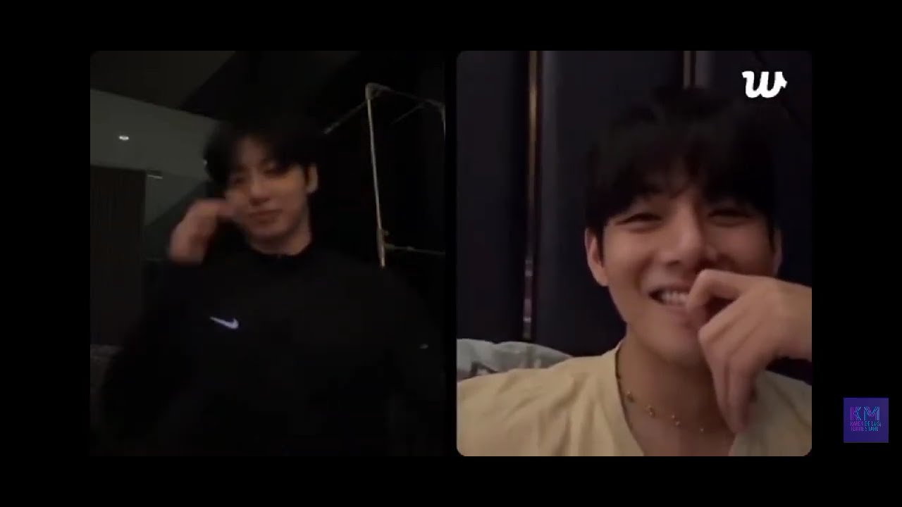 Taekook live together | jk and V live on weverse English subtitles #