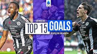 Geriausi Udinese įvarčiai sezono metu | Serie A 2025/26