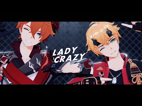 原神 MMD Genshin Impact MMD LADY CRAZY タルタリヤ トーマ Tartaglia Thoma 