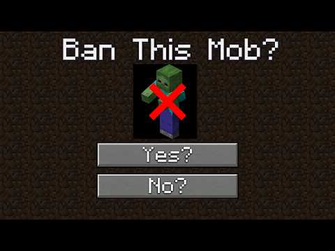 Minecraft Easy Mob Spawn Control Mod (It's so underrated)