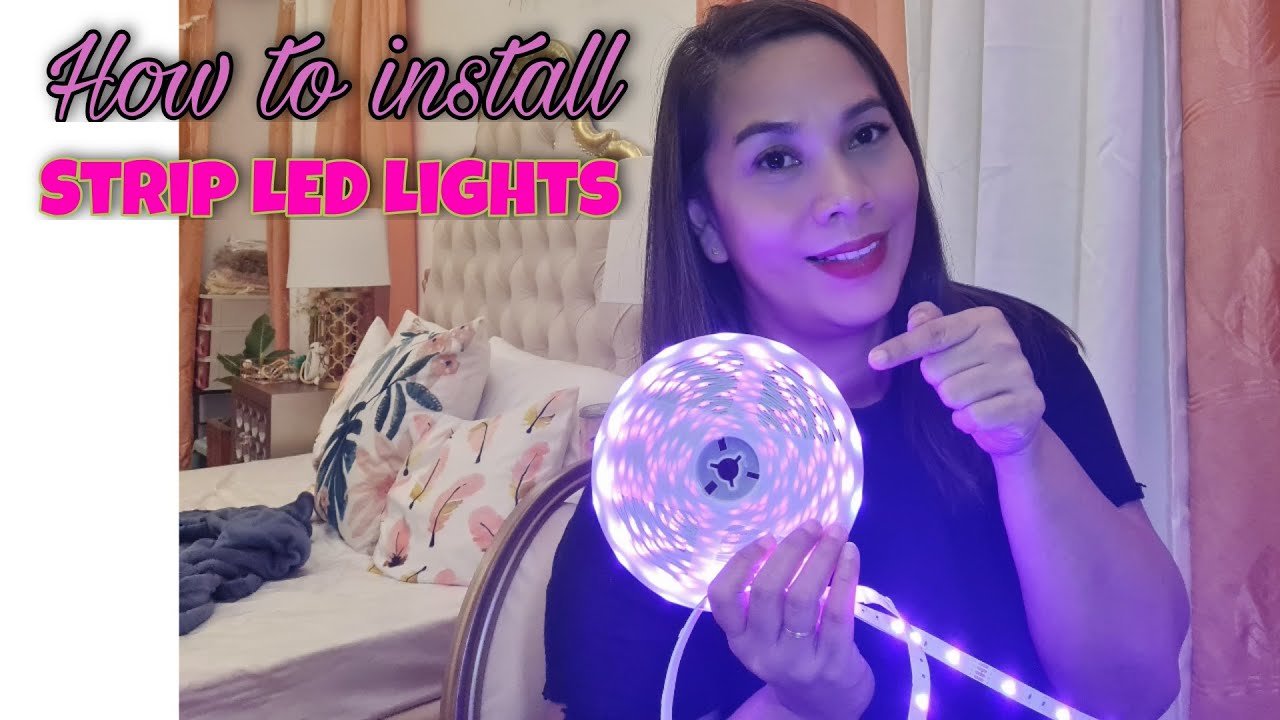 How to install STRIP LED Lights in 10 minutes? - YouTube