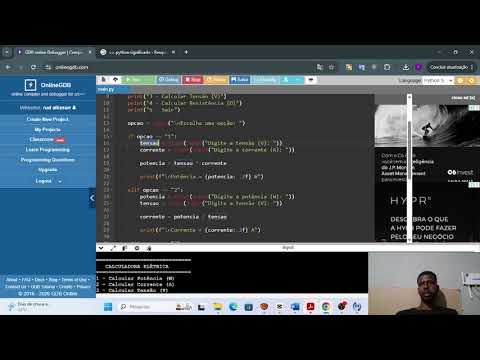 TRABALHO DE BASE DE CALCULOS DE PYTHON LEI DE OHM (ENG. ELETRICA)