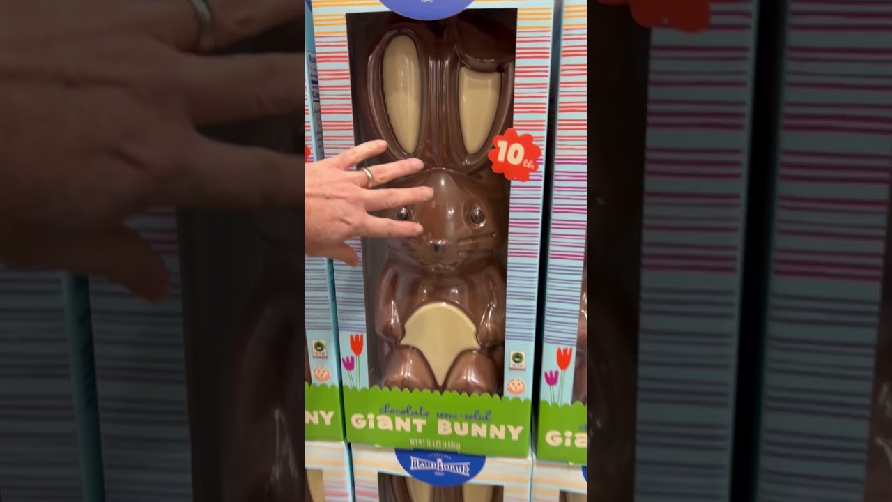 Десятифунтовый шоколадный пасхальный кролик от Costco