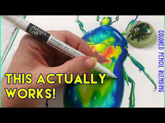 Holbein Meltz Colored Pencil Blender Dual-Tip Marker