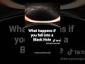 What happens if you fell into a Black Hole 👿 #shorts