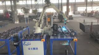 Download Lagu OTC mig robotic welding arm, three workstations MP3
