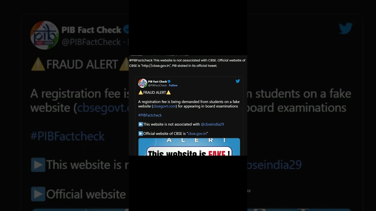 CBSE Big News 😱 Class 10/12 | Board Exam 2023 | Beware of CBSE Board Exam Registration link 