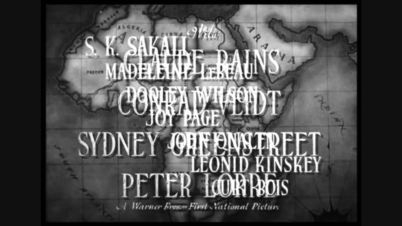 Casablanca Opening Credits (1942) YouTube